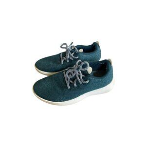 Allbirds Wool Runners Tennis Shoes Blue Green Size Womens 7